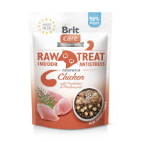 Ласощі Brit Raw Treat Freeze-dried Indoor and Antistress д/домашніх котів д/заспокоєння курка 40 г Ласощі Brit Raw Treat Freeze-dried Indoor and Antistress д/домашніх котів д/заспокоєння курка 40 г
