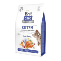 Сухий корм Brit Care Cat by Nutrition Kitten Gentle Digestion Strong Immunity для кошенят, з лососем, 2 кг Сухий корм Brit Care Cat by Nutrition Kitten Gentle Digestion Strong Immunity для кошенят, з лососем, 2 кг