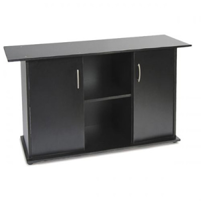 Підставка під акваріум Природа пряма з дверима, чорна, 120x40x70 см Підставка під акваріум Природа пряма з дверима, чорна, 120x40x70 см