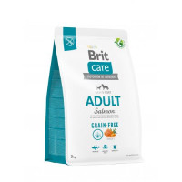 Сухий корм Brit Care Dog Grain-free Adult для собак малих і середніх порід, беззерновий з лососем, 3 кг Сухий корм Brit Care Dog Grain-free Adult для собак малих і середніх порід, беззерновий з лососем, 3 кг