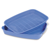 Туалет Природа №1 з сіткою для котів, 34.5х26х5 см Туалет Природа №1 з сіткою для котів, 34.5х26х5 см