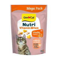 Вітаміни GimCat NUTRI MULTI-VITAMIN BITES HUHN для котів  мультивітамін 425г Вітаміни GimCat NUTRI MULTI-VITAMIN BITES HUHN для котів  мультивітамін 425г