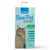 Наповнювач Природа Sani Pet для котячого туалету бентонітовий дрібна гранула 5 кг Наповнювач Природа Sani Pet для котячого туалету бентонітовий дрібна гранула 5 кг