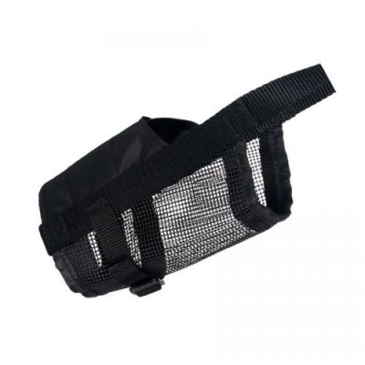 Намордник Trixie для собак, з сітчастою вставкою, поліестер, XS–S, 15 -20 см (чорний) Намордник Trixie для собак, з сітчастою вставкою, поліестер, XS–S, 15 -20 см (чорний)