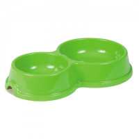 Миска Priroda подвійна №2 для котів зелена 250 мл/450 мл Миска Priroda подвійна №2 для котів зелена 250 мл/450 мл