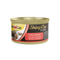 Корм вологий GimCat Shiny Cat для котів з тунцем та лососем в желе 70 г Корм вологий GimCat Shiny Cat для котів з тунцем та лососем в желе 70 г