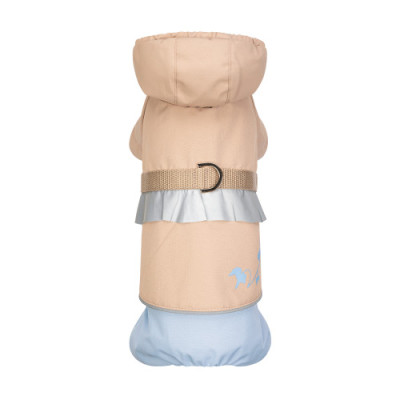 Дощовик Pet Fashion Tina для дівчаток розмір XL бежевий/блакитний Дощовик Pet Fashion Tina для дівчаток розмір XL бежевий/блакитний