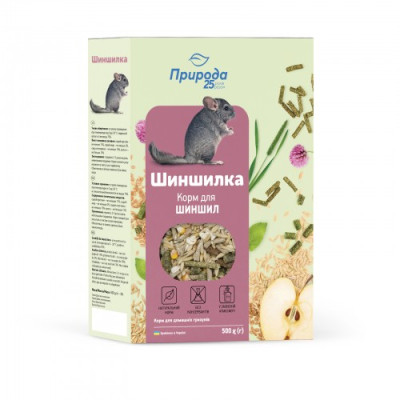 Корм Природа «Шиншилка» для шиншил, 500 г Корм Природа «Шиншилка» для шиншил, 500 г