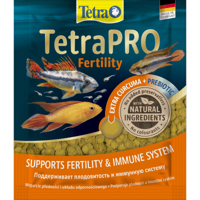 Корм Tetra для риб TetraPRO Fertility для імунітету та репродуктивної функції 12г Корм Tetra для риб TetraPRO Fertility для імунітету та репродуктивної функції 12г