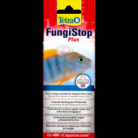 Засіб Tetra Medica Fungi Stop Plus лікарський для боротьби з грибковими та бактеріальними інфекціями у риб, 20 мл на 400 л