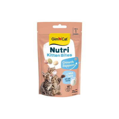 Вітаміни GimCat Nutri Kitten Bites для кошенят таблетки 40 г
