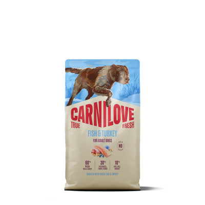 Корм сухий Carnilove True Fresh Fish & Turkey для cобак риба та індичка 4 кг Корм сухий Carnilove True Fresh Fish & Turkey для cобак риба та індичка 4 кг