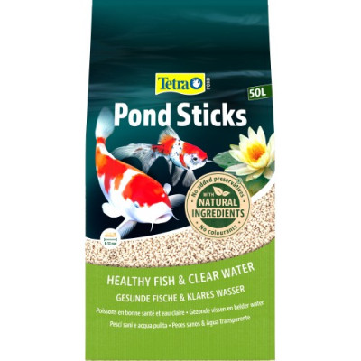 Корм Tetra Pond Sticks для ставкових риб, 50 л (палички) Корм Tetra Pond Sticks для ставкових риб, 50 л (палички)