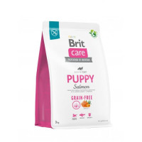 Сухой корм Brit Care Dog Grain-free Puppy для щенков, беззерновой с лососем, 3 кг Сухой корм Brit Care Dog Grain-free Puppy для щенков, беззерновой с лососем, 3 кг