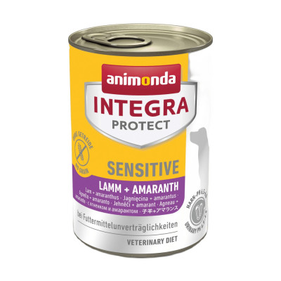 Корм ветеринарний вологий Integra Protect Sensitiv Lamb + Amaranth для собак при харчовій непереносимості ягня + пастернак 4 Корм ветеринарний вологий Integra Protect Sensitiv Lamb + Amaranth для собак при харчовій непереносимості ягня + пастернак 4