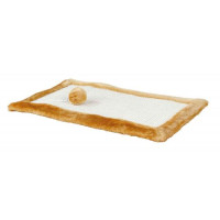 Дряпка-килимок Trixie з іграшкою для котів, коричнева, 55х35 cм Дряпка-килимок Trixie з іграшкою для котів, коричнева, 55х35 cм