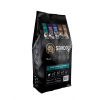 Сухий корм Savory Puppy для цуценят усіх порід, зі свіжою індичкою і куркою, 12 кг