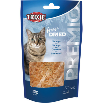 Ласощі Trixie PREMIO Freeze Dried креветки д/котів 25 г Ласощі Trixie PREMIO Freeze Dried креветки д/котів 25 г