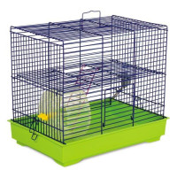 Клітка Природа «Міккі» для дрібних декоративних гризунів, з колесом 37x25x30 см (хром/салатова) Клітка Природа «Міккі» для дрібних декоративних гризунів, з колесом 37x25x30 см (хром/салатова)