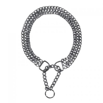 Нашийник-зашморг Trixie для собак, потрійний, хромований, 60 см / 2,5 мм