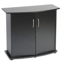 Підставка під акваріум Природа овальна з дверима, чорна, 80х35х70 см Підставка під акваріум Природа овальна з дверима, чорна, 80х35х70 см