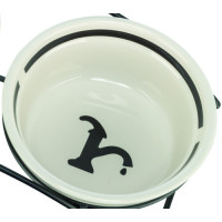 Миска Trixie Water керамічна для собак 1,6 d 20 см біло-чорна Миска Trixie Water керамічна для собак 1,6 d 20 см біло-чорна