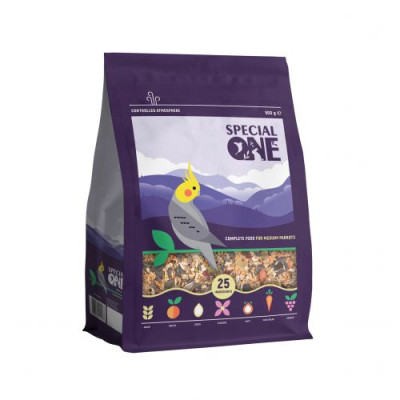 Повнораціонний корм Speciаl One для середніх папуг, 500 г Повнораціонний корм Speciаl One для середніх папуг, 500 г