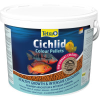 Корм Tetra Cichlid Colour для всіх цихлід для яскравості забарвлення гранули 10 л/3,6 кг