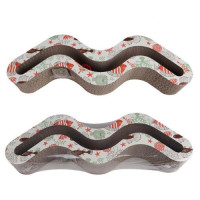 Дряпка Eastland Хвиля з котячою м'ятою для котів, 49,5х15х7 см (картон) Дряпка Eastland Хвиля з котячою м'ятою для котів, 49,5х15х7 см (картон)