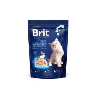 Сухий корм Brit Premium Cat by Nature Kitten для кошенят, з куркою, 800 г Сухий корм Brit Premium Cat by Nature Kitten для кошенят, з куркою, 800 г