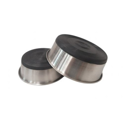 Миска SWI металева з гумовою основою, 13 см Миска SWI металева з гумовою основою, 13 см