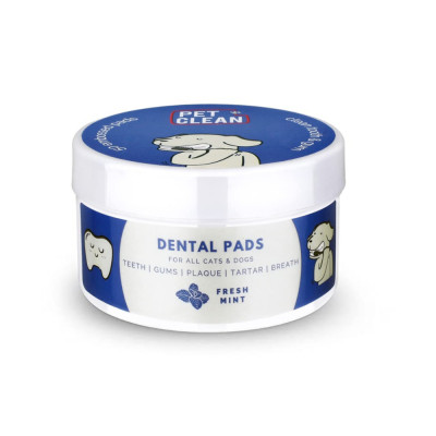 Серветки вологі Pet Clean PET DENTAL WIPES для гігієни та чистки зубів тварин 50шт