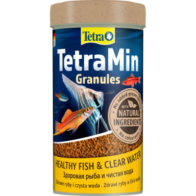 Корм Tetra Min Granules для акваріумних рибок, 100 г (гранули) Корм Tetra Min Granules для акваріумних рибок, 100 г (гранули)