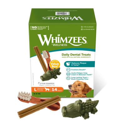 Ласощі Whimzees Variety Value Box д/собак Набір Variety Value L 14 шт Ласощі Whimzees Variety Value Box д/собак Набір Variety Value L 14 шт
