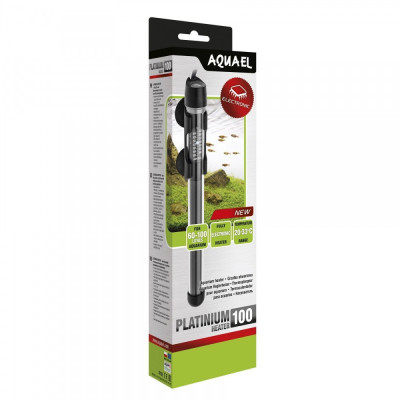 Обігрівач Aquael Platinum Heater 100 для акваріума з електронним термостатом 60-100 л 100 Вт 24,5 см