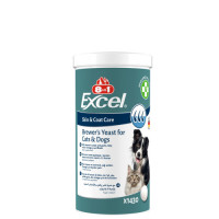 Вітаміни 8in1 Excel Brewers Yeast для собак та котів, пивні дріжджі з часником, для шкіри та шерсті, 1430 шт Вітаміни 8in1 Excel Brewers Yeast для собак та котів, пивні дріжджі з часником, для шкіри та шерсті, 1430 шт