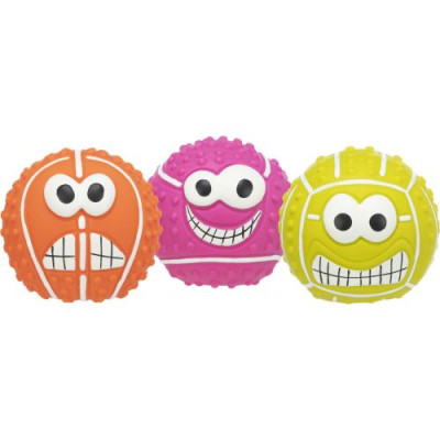 Іграшка Trixie М'яч Смайл для собак, латексний, 7 см Іграшка Trixie М'яч Смайл для собак, латексний, 7 см