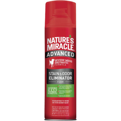 Засіб Nature’s Miracle Advanced Stain and Odor Eliminator для видалення плям і запахів від собак з посиленою формулою 518 мл Засіб Nature’s Miracle Advanced Stain and Odor Eliminator для видалення плям і запахів від собак з посиленою формулою 518 мл