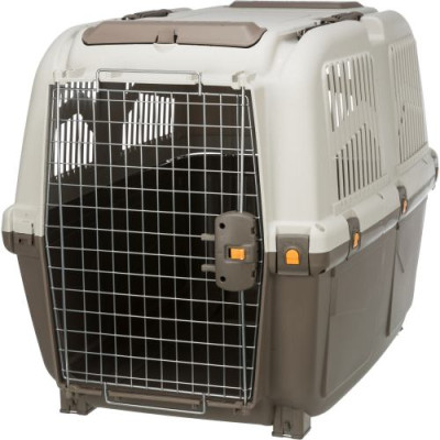 Переноска Trixie Skudo 6 для собак до 40 кг пластикова коричнева 63 x 70 x 92 см Переноска Trixie Skudo 6 для собак до 40 кг пластикова коричнева 63 x 70 x 92 см