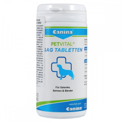 Мінеральний комплекс Canina Petvital GAG для собак для суглобів і тканин глюкозамін з екстрактом мідій 90 г 90 табл. Мінеральний комплекс Canina Petvital GAG для собак для суглобів і тканин глюкозамін з екстрактом мідій 90 г 90 табл.