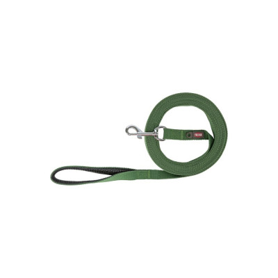 Повідець Trixie Tracking leash для собак бавовняний M 10 м 20 мм оливковий