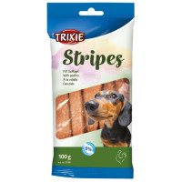Ласощі Trixie Stripes для собак полоски з м'ясом домашніх птахів 100 г Ласощі Trixie Stripes для собак полоски з м'ясом домашніх птахів 100 г