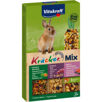 Ласощі Vitakraft Kracker Original Trio-Mix крекер для декоративних гризунів і кроликів з овочами і горіхами та лісовими ягод Ласощі Vitakraft Kracker Original Trio-Mix крекер для декоративних гризунів і кроликів з овочами і горіхами та лісовими ягод