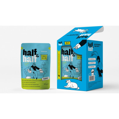 Набір вологих кормів Half&Half Набір вологих кормів Half&Half