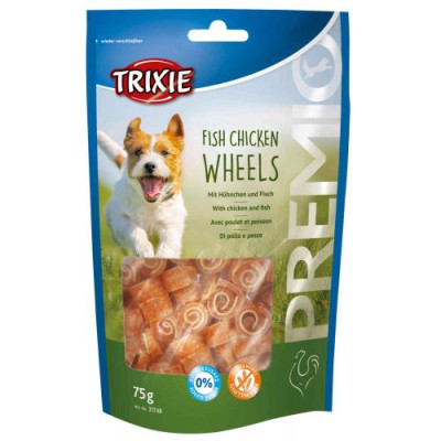 Ласощі Trixie Premio Fish Chicken Wheels для собак з куркою та рибою 75 г