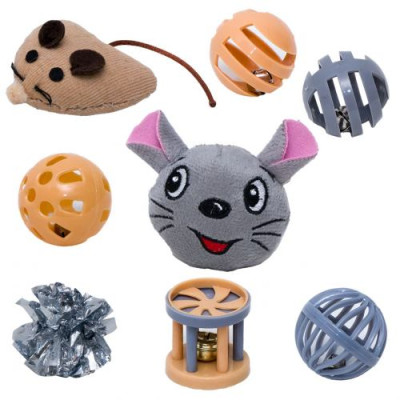 Набір іграшок Eastland для котів, 8 шт Набір іграшок Eastland для котів, 8 шт