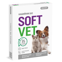 Нашийник Provet SOFTVET БІО для котів та собак дрібних порід репелентний 35 см Нашийник Provet SOFTVET БІО для котів та собак дрібних порід репелентний 35 см