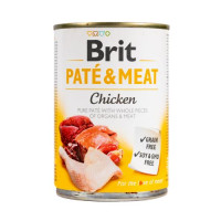 Вологий корм Brit Care Pate & Meat для собак, з куркою, 400 г Вологий корм Brit Care Pate & Meat для собак, з куркою, 400 г