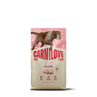 Корм сухий Carnilove True Fresh Turkey для cобак індичка 4 кг