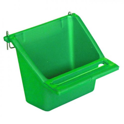 Годівничка Природа для папуг, з кріпленням, 100 мл (пластик) Годівничка Природа для папуг, з кріпленням, 100 мл (пластик)